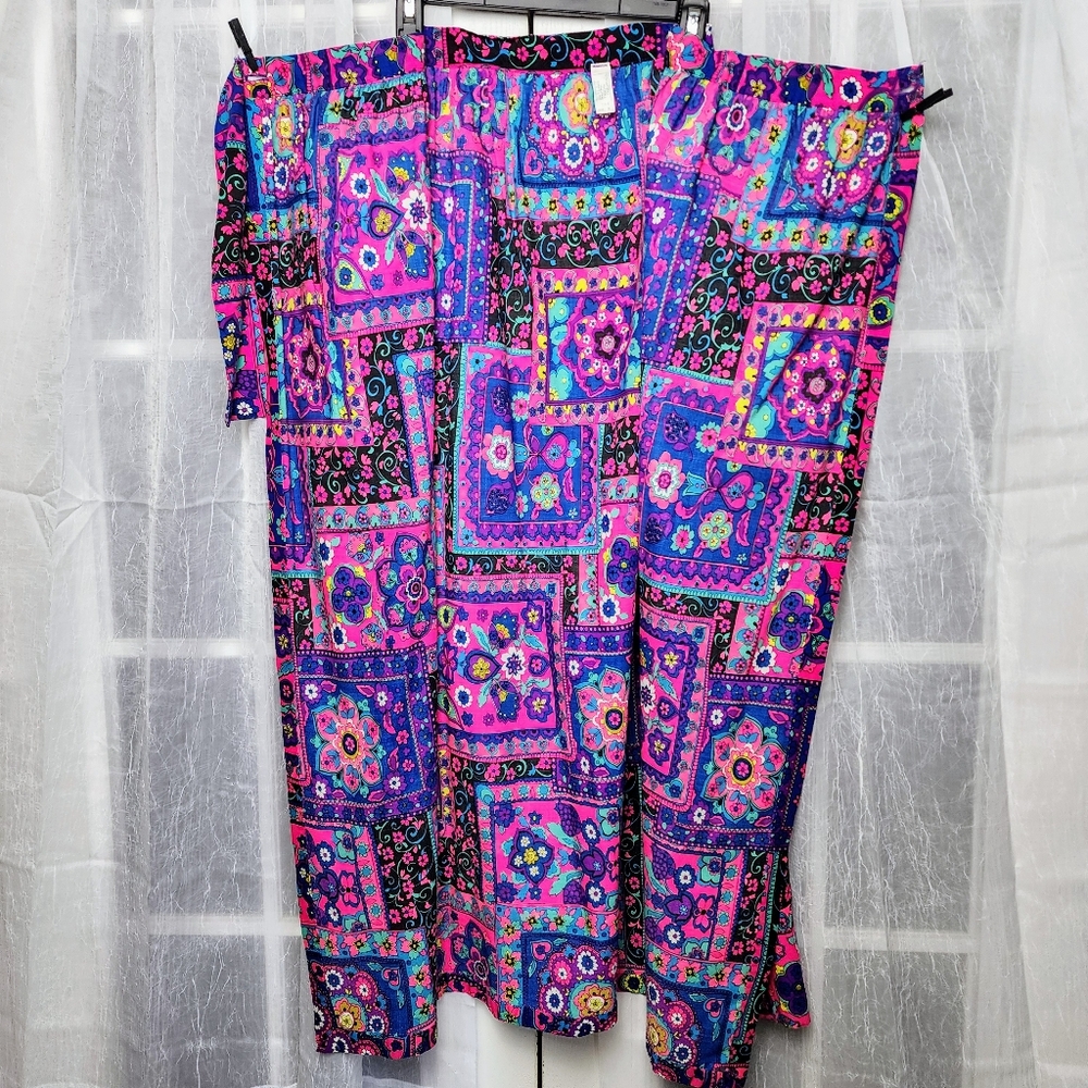 Beverly Vogue California Vintage 70s Maxi Wrap Skirt Wrap Sz S USA Retro Hippie - Picture 4 of 6